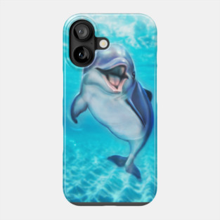 Smiling dolphin Phone Case