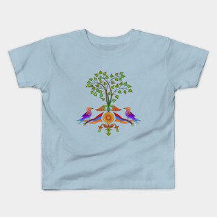 Armenian Ornamental Alphabet Tree Kids T-Shirt