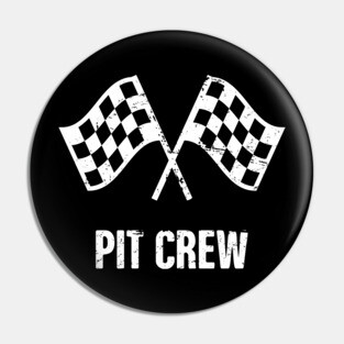 Pit Crew | Race Car Racing Gift Pin