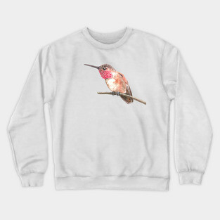 Hummingbird watercolor Crewneck Sweatshirt