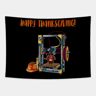 3D Printer #1 Thanksgiving Edition Tapestry
