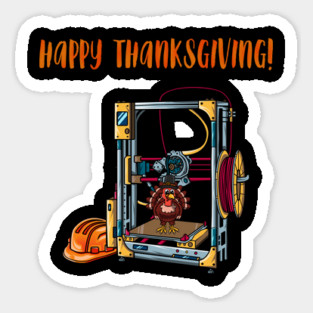3D Printer #1 Thanksgiving Edition Magnet
