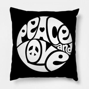 Peace and Love Pillow
