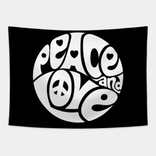 Peace and Love Tapestry