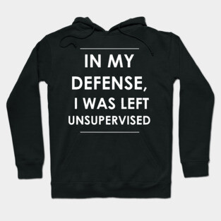 I was Left Unsupervised Hoodie