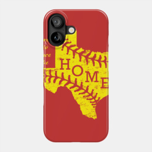 Vintage Home Texas State Softball Fastpitch Original Phone Case