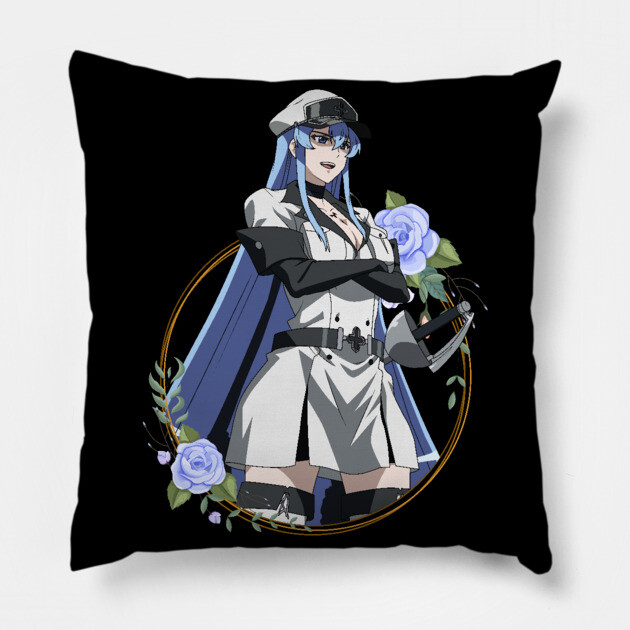 Akame ga Kill Esdeath Akame Pillow TeePublic