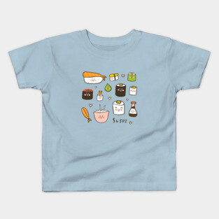 Sushi Collage Kids T-Shirt