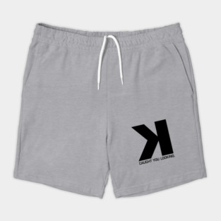 Baseball Backwards K Strikeout Score Keeper Funny Shorts
