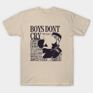 Neon Genesis Evangelion Shinji Ikari Boys Dont Cry T-Shirt