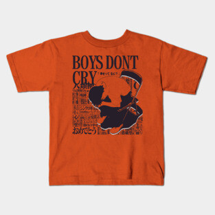 Neon Genesis Evangelion Shinji Ikari Boys Dont Cry Kids T-Shirt