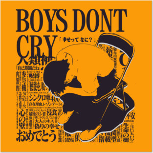Neon Genesis Evangelion Shinji Ikari Boys Dont Cry Posters and Art