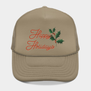 Happy Holidays Hat