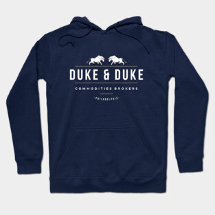 Duke & Duke Commodities Brokers - modern vintage logo Hoodie