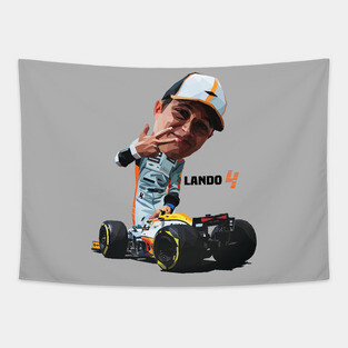 Tooned Lando Norris Tapestry