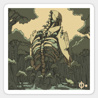 Forest spirit ll Sticker