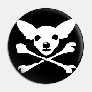 Chihuahua Crossbones Pin