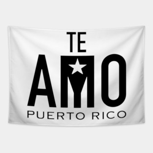 Te Amo Puerto Rico Tapestry