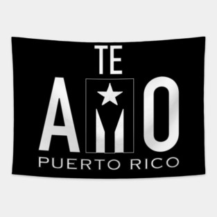 Te Amo Puerto Rico Tapestry