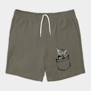 pocket cute cat Shorts