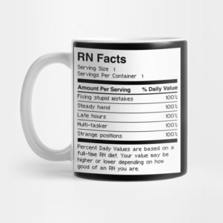 Facts | RN Registered Nurse Nursing Gift Mug