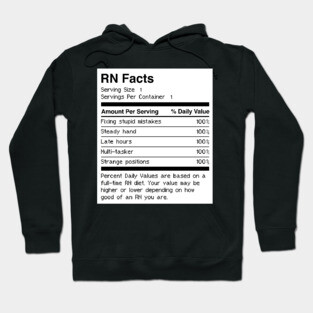 Facts | RN Registered Nurse Nursing Gift Hoodie