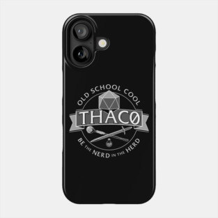 THAC0 oldschool Dungeons & Dragons D&D Phone Case