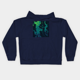 Seattle Geometric Map Kids Hoodie
