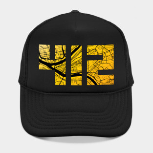 Pittsburgh 412 Map Hat