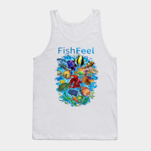 Fish Feel merchandise Tank Top