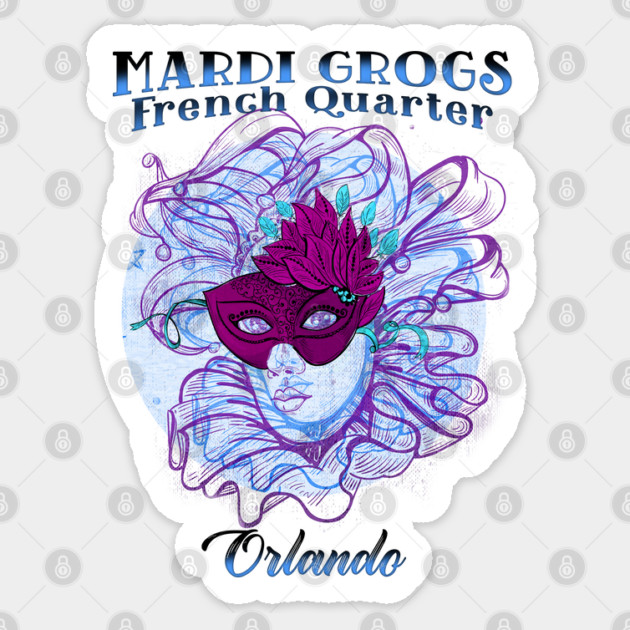 French Quarter Mardi Grogs Pool Bar Port Orleans Resort Sticker by Joaddo