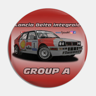 Lancia Delta Integrale Group A Pin