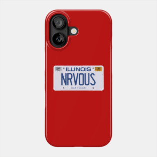 NRVOUS - Ferris Bueller Ferrari license plate Phone Case