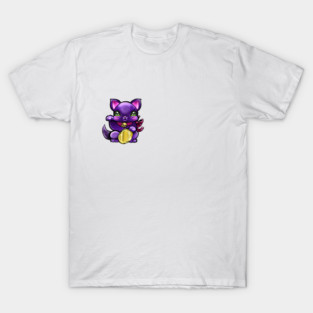 rogue maneki-neko small logo T-Shirt
