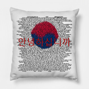 Sympathy towards The South Korean Culture Pillow