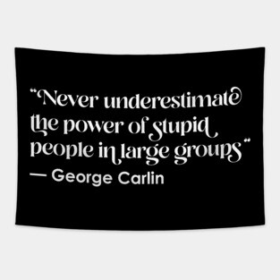 George Carlin Quote Tapestry