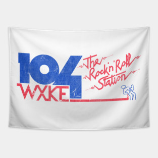 WXKE 104 Fort Wayne, IN / 80s Radio Station Tapestry