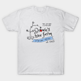 Classic Christmas: Brown's Tree Farm T-Shirt