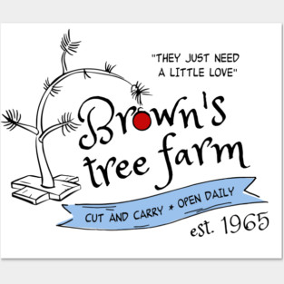 Classic Christmas: Brown's Tree Farm Posters and Art