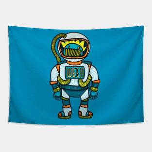 Ween Space Man Astronaut Boogn Tapestry