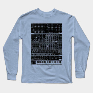 Vintage Synthesizer Long Sleeve T-Shirt