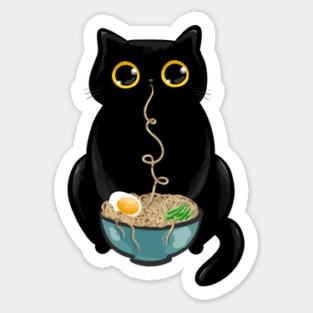 Ramen Cat Sticker