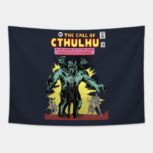 The Call of Cthulhu Comics Tapestry