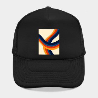 Retro Abstract Roller Coaster Hat