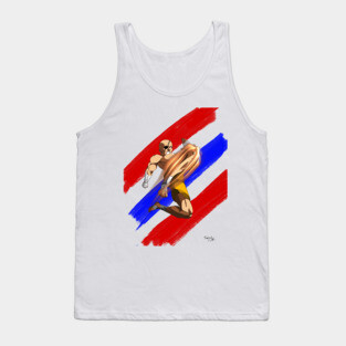Tiger knee Tank Top