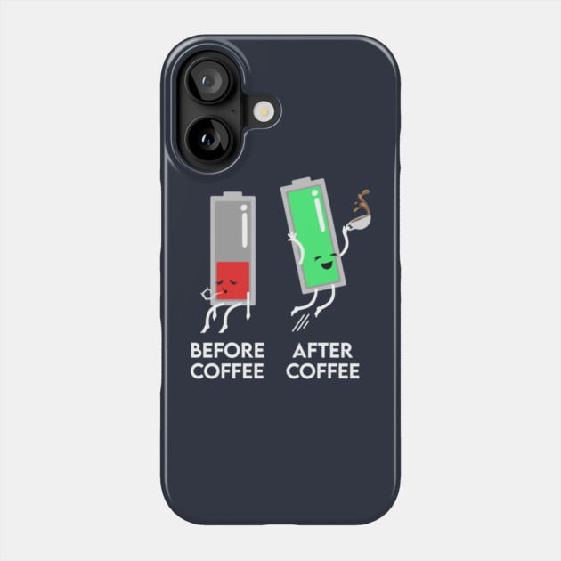Before and After Coffee Phone Case by enrynz