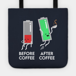 Before and After Coffee Tote