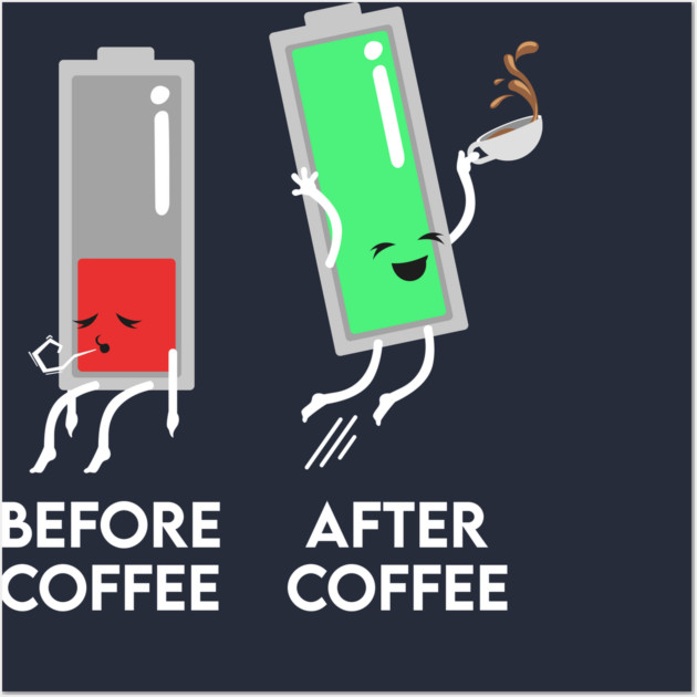 Before and After Coffee Wall Art by enrynz