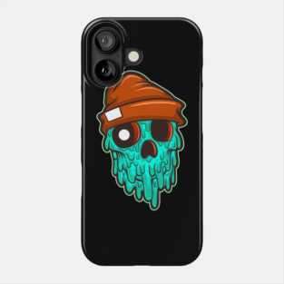 drippy skull Phone Case