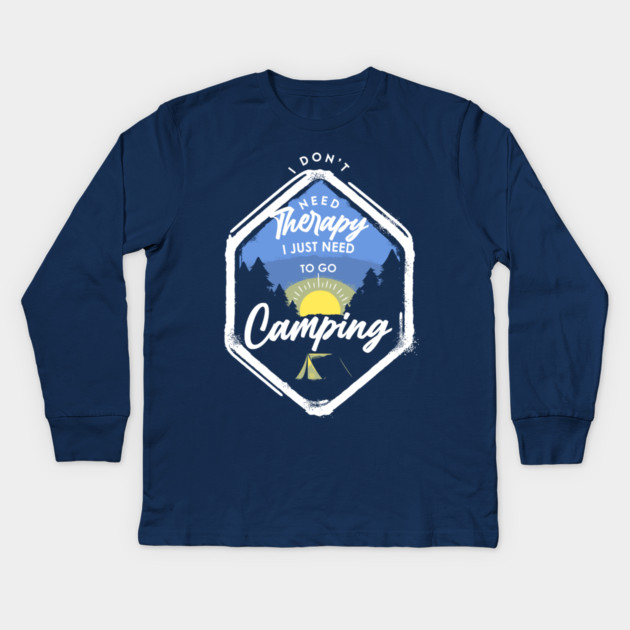 I don't need Therapy Kids Long Sleeve T-Shirt by enrynz